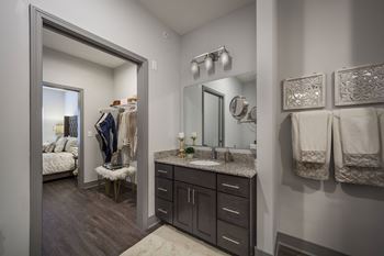 Granite counter tops in bathroom